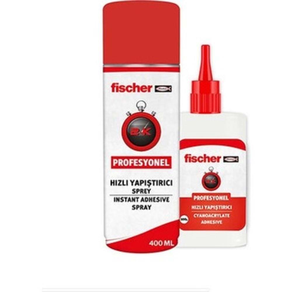 Fischer Mdf Kit Hızlı Yapıştırıcı 400ml+100gr Shrink