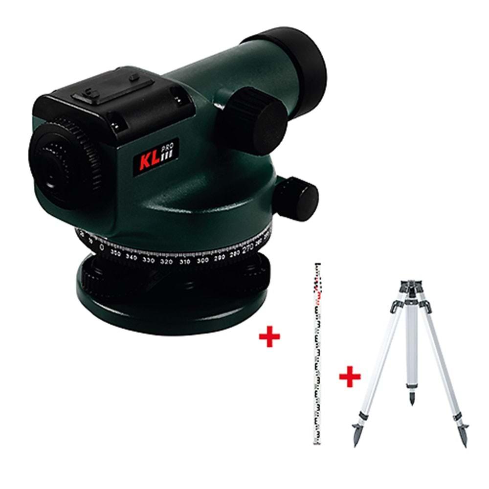 32X Optik Nivo Set 5 Metre Mira+Tripod