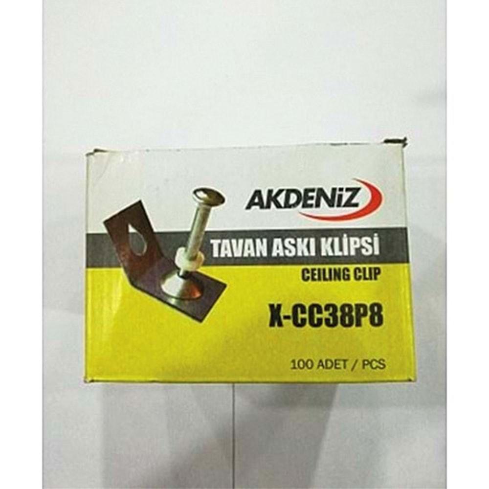 Akdeniz Tavan Askı Klipsi X-CC38P8